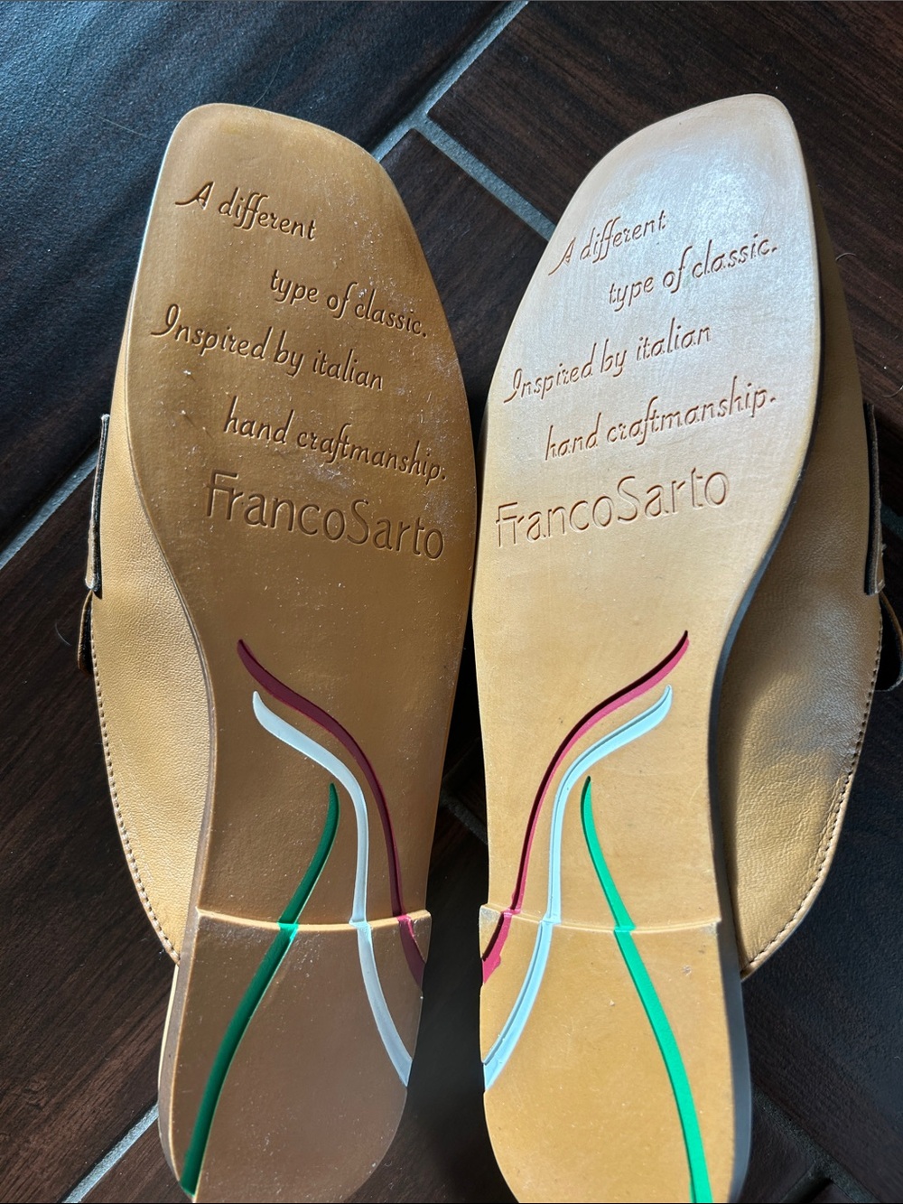Franco Sarto Leather Mules - Duval - Picture 3 of 4